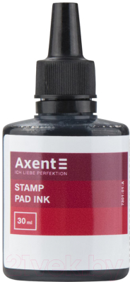 Краска штемпельная Axent 7301-01 (30мл, черный)
