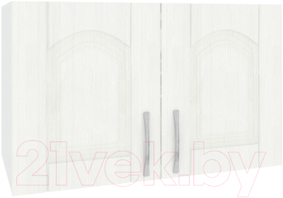 Шкаф под вытяжку Кортекс-мебель Корнелия Ретро ВШ60г-400 (ясень белый)