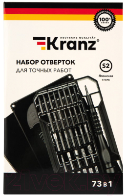Отвертка Kranz Для точных работ / KR-12-4777