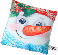 

Подушка декоративная Mni Mnu, Снеговик / 3800222