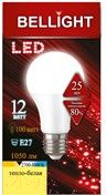 Лампа Bellight LED A60 12W 220V E27 3000К