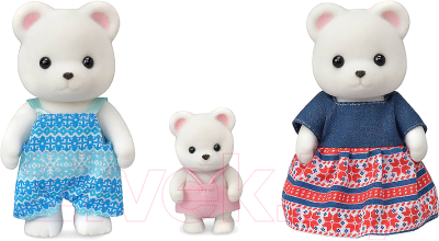 Набор фигурок коллекционных Sylvanian Families Семья Полярных мишек / 5396