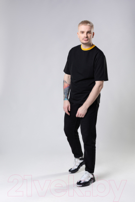 Футболка Parimatch Cybersport Text / FB-TEXT-BLK-L (L, черный)