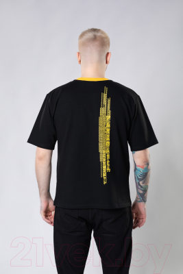 Футболка Parimatch Cybersport Text / FB-TEXT-BLK-L (L, черный)