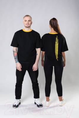 Футболка Parimatch Cybersport Text / FB-TEXT-BLK-L (L, черный)