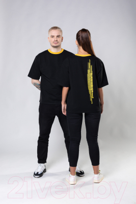 Футболка Parimatch Cybersport Text / FB-TEXT-BLK-L (L, черный)