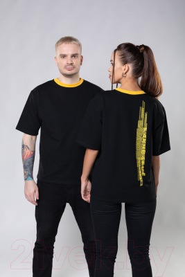 Футболка Parimatch Cybersport Text / FB-TEXT-BLK-L (L, черный)