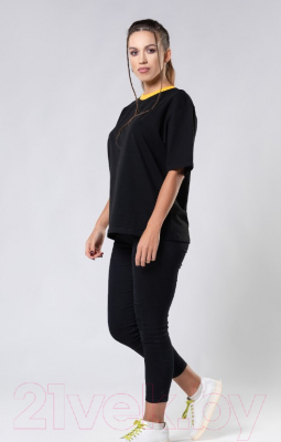 Футболка Parimatch Cybersport Text / FB-TEXT-BLK-L (L, черный)
