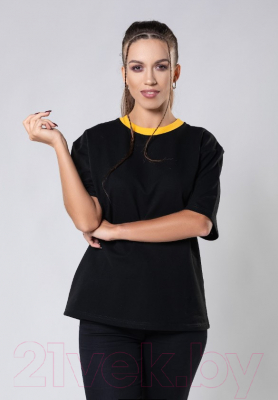 Футболка Parimatch Cybersport Text / FB-TEXT-BLK-L (L, черный)