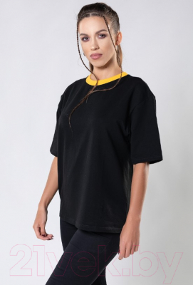 Футболка Parimatch Cybersport Text / FB-TEXT-BLK-L (L, черный)