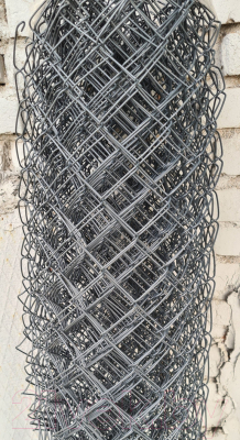 Сетка-рабица Белзабор в ПВХ D 2.4 1.2x10м (ячейка 55x55мм, серый)