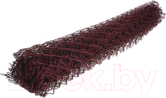 Сетка-рабица Белзабор в ПВХ D 2.4 1.5x10м (ячейка 55x55мм, рубиновый)