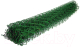 Сетка-рабица Белзабор в ПВХ D 2.4 2.0x10м (ячейка 55x55мм, зеленый) - 