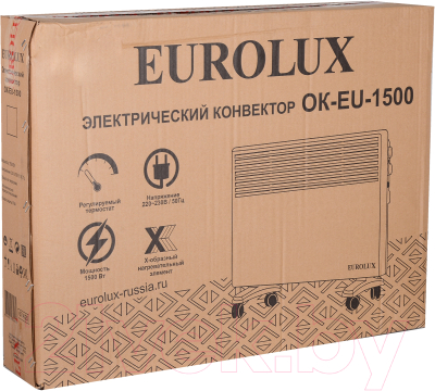 Конвектор EUROLUX ОК-EU-1500 (67/4/25)