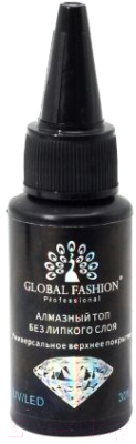Топ для гель-лака Global Fashion Алмазный без липкого слоя (30мл)