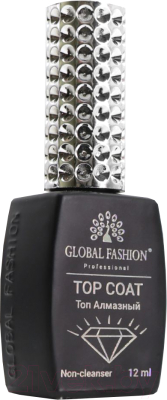 Топ для гель-лака Global Fashion Светоотражающий золотой (12мл)