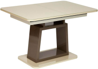 

Обеденный стол Tetchair, Brugge МДФ/стекло 120-150x80x75