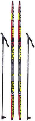 Комплект беговых лыж STC 0075 205/165 (желтый)