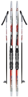 Комплект беговых лыж STC Snowmatic NNN N3 Lite Auto 170/130 (красный) - 