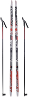 Комплект беговых лыж STC Step SNS WD (RE) автомат 175/135 (красный) - 