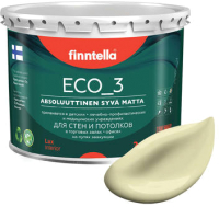Краска Finntella Eco 3 Wash and Clean Cocktail / F-08-1-3-LG134 (2.7л, глубокоматовый) - 