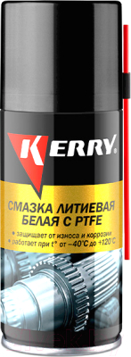 Смазка техническая Kerry Литиевая с PTFE KR-942-1 (96гр, белый)