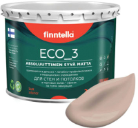Краска Finntella Eco 3 Wash and Clean Jauhe / F-08-1-3-LG178 (2.7л, теплый бежевый, глубокоматовый) - 