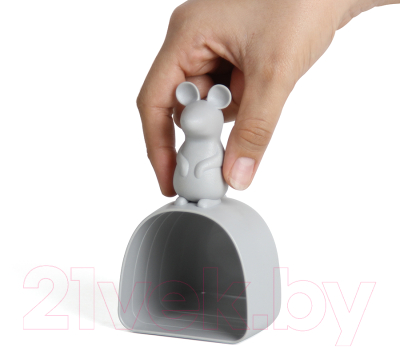 Ложка мерная Qualy Lucky Mouse / QL10327-GY