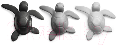 Магнит декоративный Qualy Save Turtle / QL10349-GY (серый)