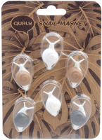 Набор магнитов декоративных Qualy Snail / QL10289-MX (6шт) - 