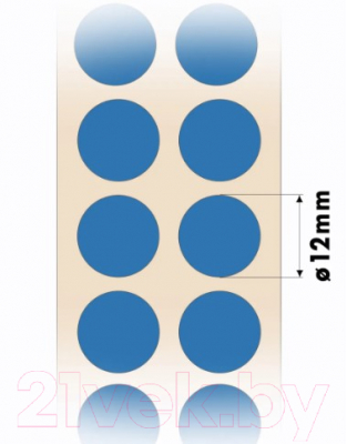 Набор этикеток FLEX-N-ROLL VNB09-12-C40-1000 (синий)