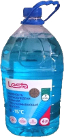 Жидкость стеклоомывающая Lesta Зима -15С / LES-LS-15-PET/4-B (4л) - 