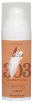 Дезодорант-крем Sativa Чайное утро №303 (50мл)