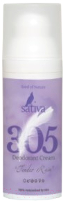 Дезодорант-крем Sativa Теплый дождь №305  (50мл)