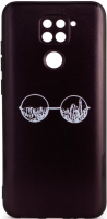 Чехол-накладка Case Print для Redmi Note 9 (очки) - 