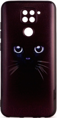 Чехол-накладка Case Print для Redmi Note 9 (кот)