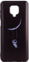 Чехол-накладка Case Print для Redmi Note 9 Pro/Redmi Note 9S (астронавт на луне) - 