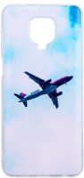 Чехол-накладка Case Print для Redmi Note 9 Pro/Redmi Note 9S (самолет) - 