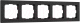 Рамка для выключателя Werkel W0052408 (черный) - 