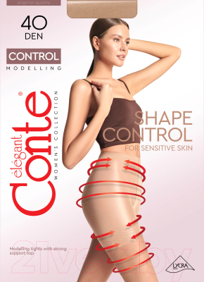Изображение товара Колготки Conte Elegant Control 40 (р.3, natural)