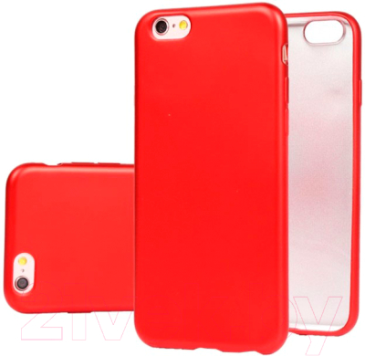 Чехол-накладка Case Deep Matte v.2 для iPhone 6/6S (красный)