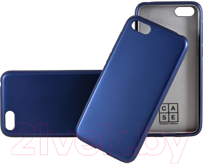 Чехол-накладка Case Deep Matte v.2 для iPhone 6/6S (синий)