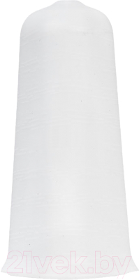 Уголок для плинтуса Ideal Деконика 001 Белый с крепежом (7см, 2шт, наружный, флоупак)