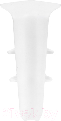 Уголок для плинтуса Ideal Деконика 001-G Белый глянцевый (7см, 2шт, внутренний, флоупак)
