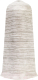Уголок для плинтуса Ideal Деконика 253 Ясень серый с крепежом (7см, 2шт, наружный, флоупак) - 