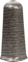 Уголок для плинтуса Ideal Деконика 352 Кашан серый с крепежом (7см, 2шт, наружный, флоупак) - 