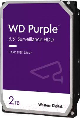 Жесткий диск Western Digital Purple 2TB (WD22PURZ)