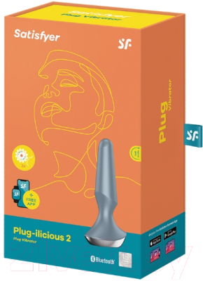Вибропробка Satisfyer Plug-Ilicious 2 / 4003290 (серый)