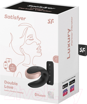 Вибромассажер Satisfyer Double Love / 4001722  (черный)