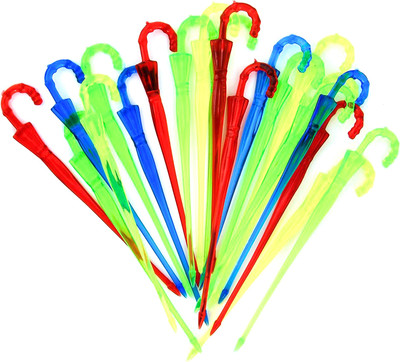 Набор формочек для канапе Мультидом Зонтики / МТ76-71 (20шт) - 